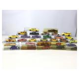 30 Assorted Die Cast Cars. In plastic display