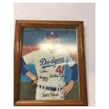 Jerry reuss autographed picture