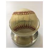Wally joyner autographed baseball no coa