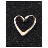Sterling Heart Pendant.
