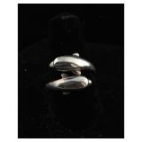 Sterling Silver Dolphin Ring - size 6.5