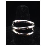 Sterling Modern Ring - size 8.5