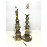 Stiffel Metal table top lamp & more, approx 24