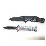 Folding pocket knives.