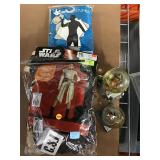 Halloween costumes and snow globes