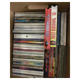 Vintage TV guides and VHS tapes