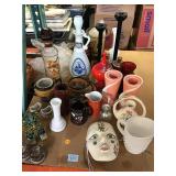 Glass and ceramic decorative household items