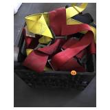 Crate of cargo straps