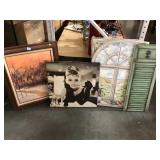 Framed and unframed artwork Audrey Hepburn and
