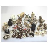 Collection of animal figures made from animal