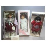 Assorted porcelain dolls. Gotz, Dolls by Pauline