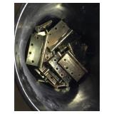 Bucket of door hinges
