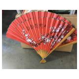 Pair of Asian fans