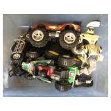 tub of Assorted R/C cars