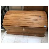 Wood chest (piece on top needs to be glue),