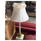Table top lamp, approx 27 inches tall