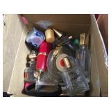 Box of assorted Perfume bottles