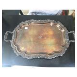 Plater-silver trays, approx 25 inches long