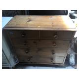 Vintage wood dresser, approx 38 inches long