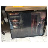 Framed print, approx 2.6 ft long