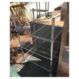 Small square NSF rolling rack
