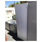 6 ft tall white garage cabinet