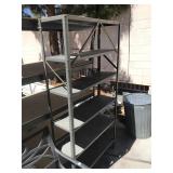 Skinny metal shelf - approx. 6 ft tall