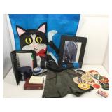 747 travel tin with contents, Brighton tins,