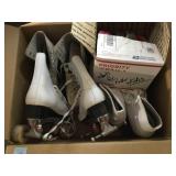 Assorted Roller Skates and wheels