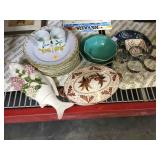 Assorted dishware