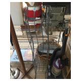 Metal folding Rack, approx 5 ft tall