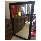 Large Wall hanging mirror, approx 42x66 inches