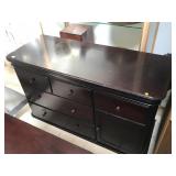 Wood dresser, approx 54 inches long