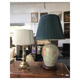 Pair of table top lamps