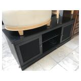 Wood entertainment center, approx 5 ft long