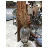 Ceramic Plant vase with prop, approx 3 ft tall