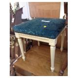 Vintage upholstered stool