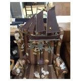 Metal sailboat weathervane