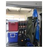 Cart top of Coolers and more camping supplies