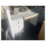 Manicure station white marble top