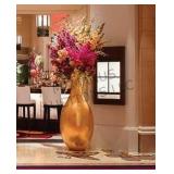 Large Gold Vase fiberglass 5 ft tall 30 " dia