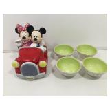 Mickey and Minnie cookie jar and more.