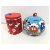 M and M cookie jar and more.