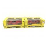 Ferrari model cars 1:18 scale NIB.