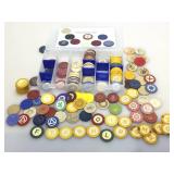 Vintage casino gaming chips