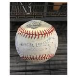 Multiplayer autographed baseball