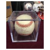 Clint hurdle autographed baseball