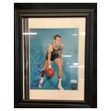 Rick Barry USA framed autographed picture