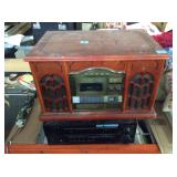 Cabinet cd cassette player combo damaged lid DTS