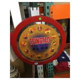 Tsingtao beer bar mirror 22 inches across